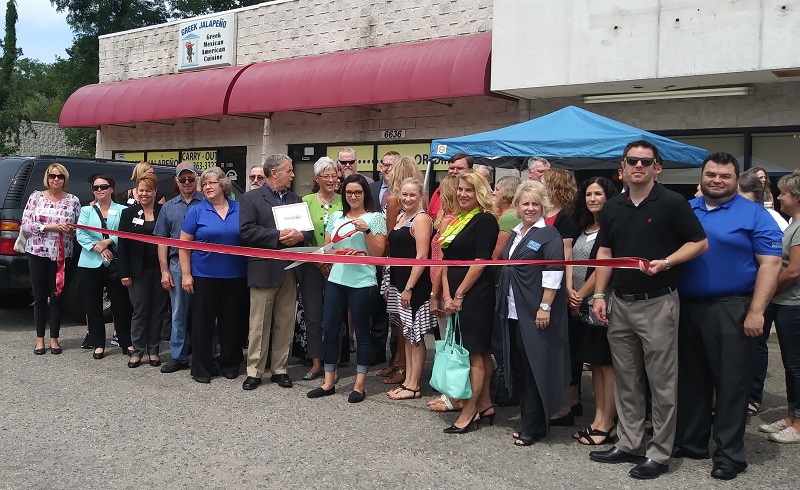Greek Jalapeno Ribbon Cutting