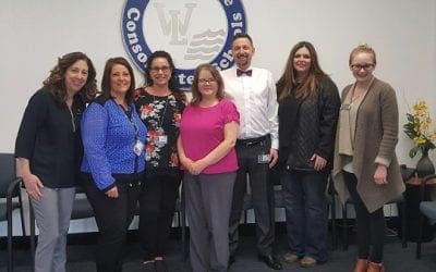 Ambassadors visit Walled Lake Consolidated School District offices for We Thank You Wednesday!