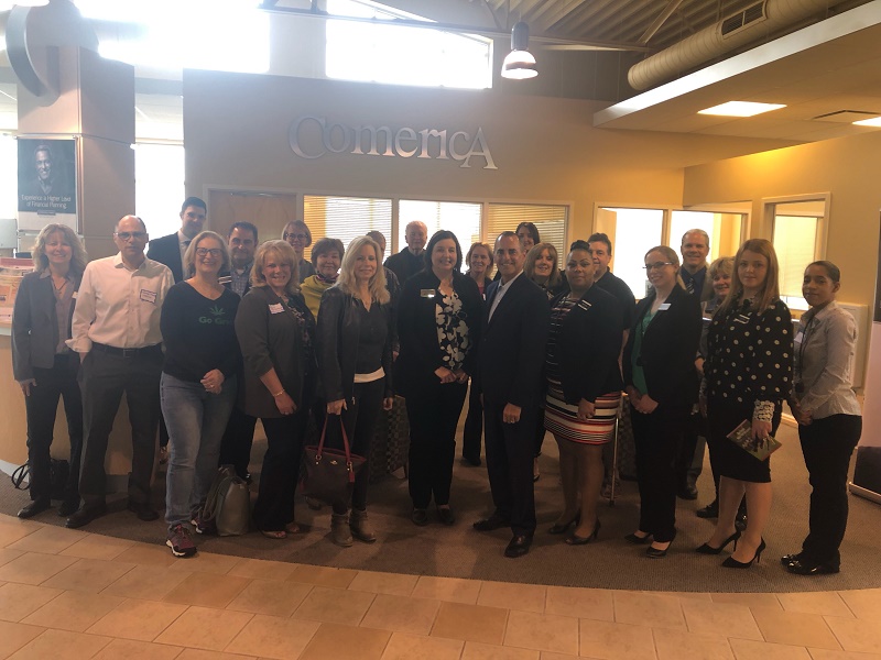 Comerica Bank hosts 3rd Thursday Coffee Connect