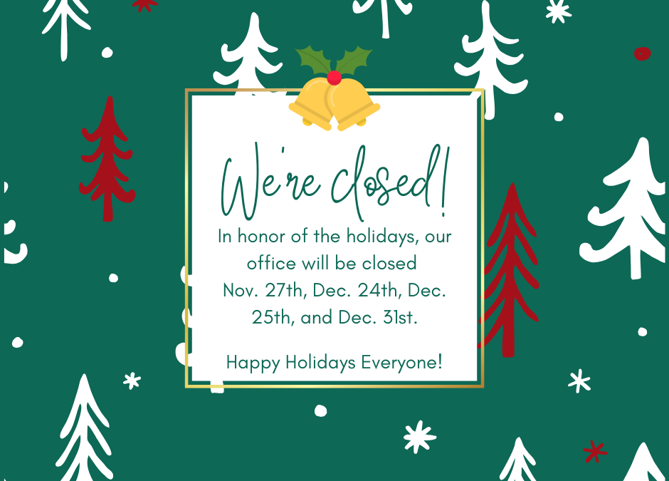 Holiday Office Closures